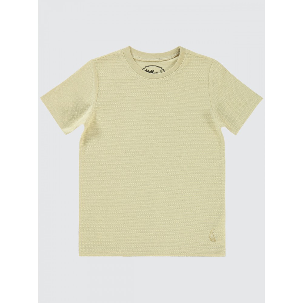 Stone Color Boys-T-Shirt Stone Color Boys-T-Shirt
