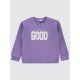 Metal Lavendar Lilac Girls-Sweatshirt Metal Lavendar Lilac Girls-Sweatshirt