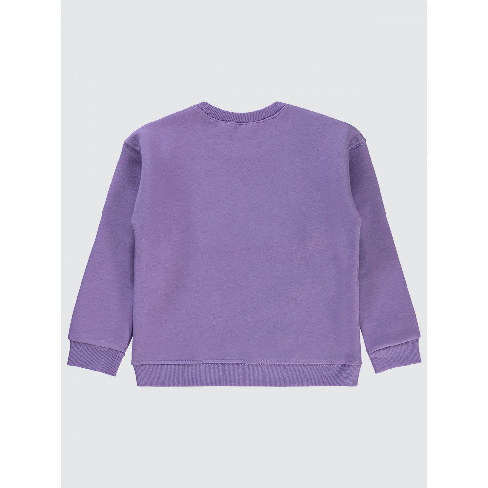 Metal Lavendar Lilac Girls-Sweatshirt Metal Lavendar Lilac Girls-Sweatshirt