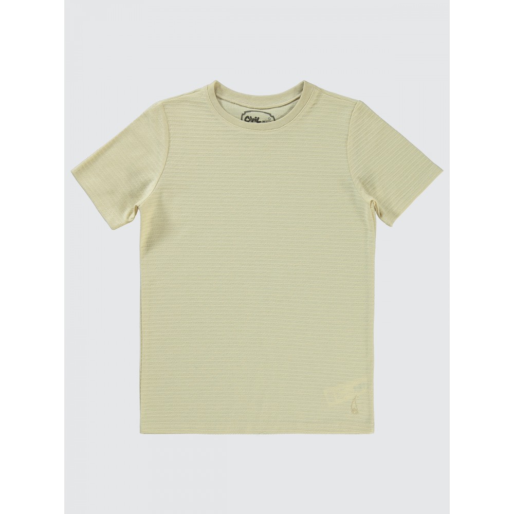 Stone Color Boys-T-Shirt Stone Color Boys-T-Shirt