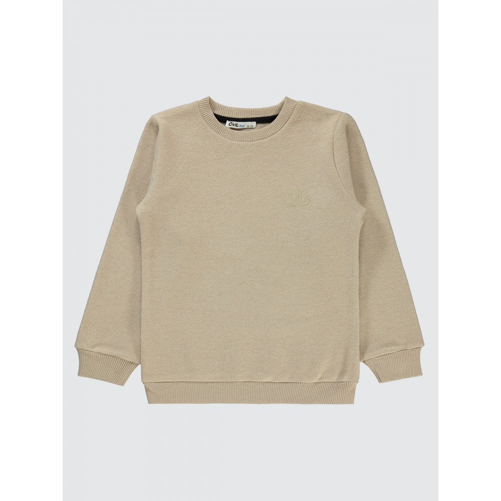 Stone Color Boys-Sweatshirt Stone Color Boys-Sweatshirt