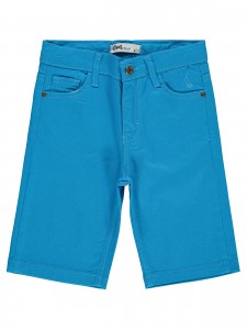 Dark Turquoise Boys-Capri Pants
