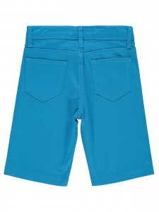 Dark Turquoise Boys-Capri Pants