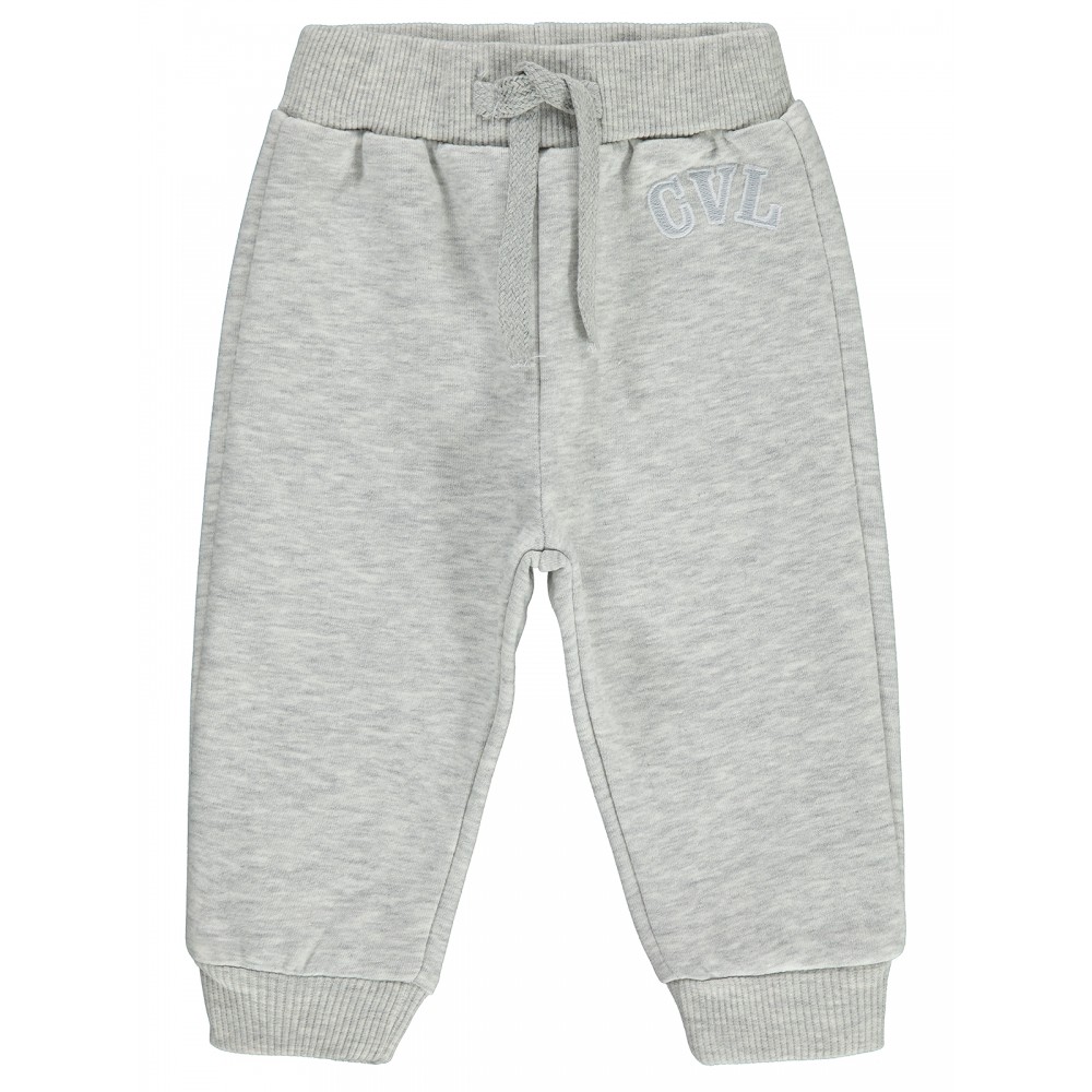 Heather Gray Melange Baby-Track Pants Heather Gray Melange Baby-Track Pants