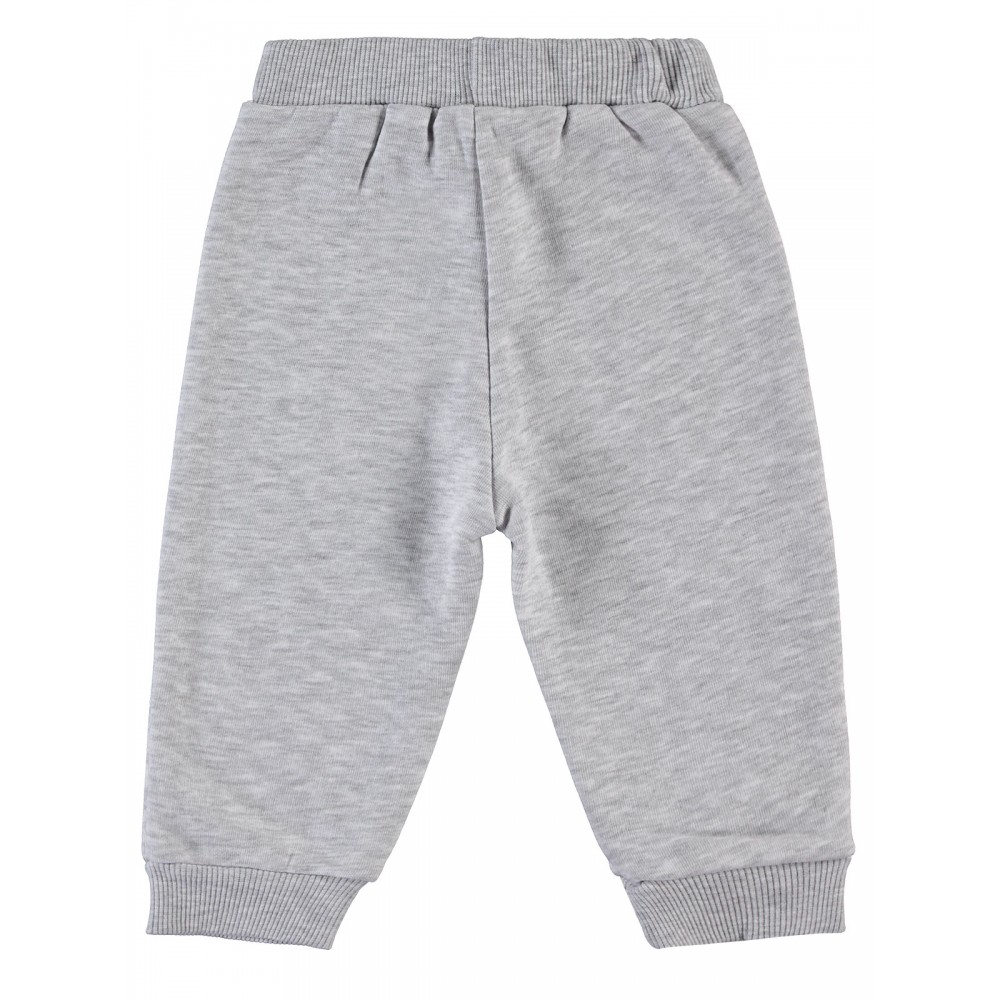 Heather Gray Melange Baby-Track Pants Heather Gray Melange Baby-Track Pants