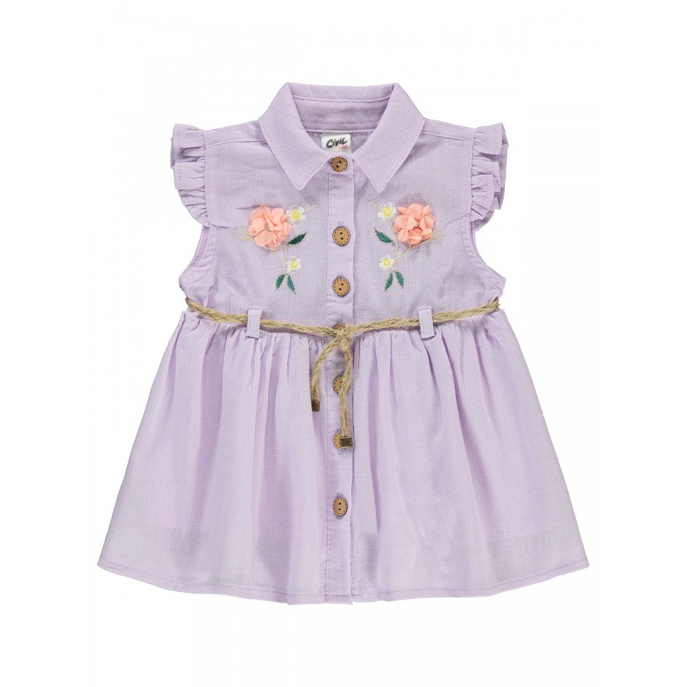 Lilac Baby-Dress and Overall Lilac Baby-Dress and Overall