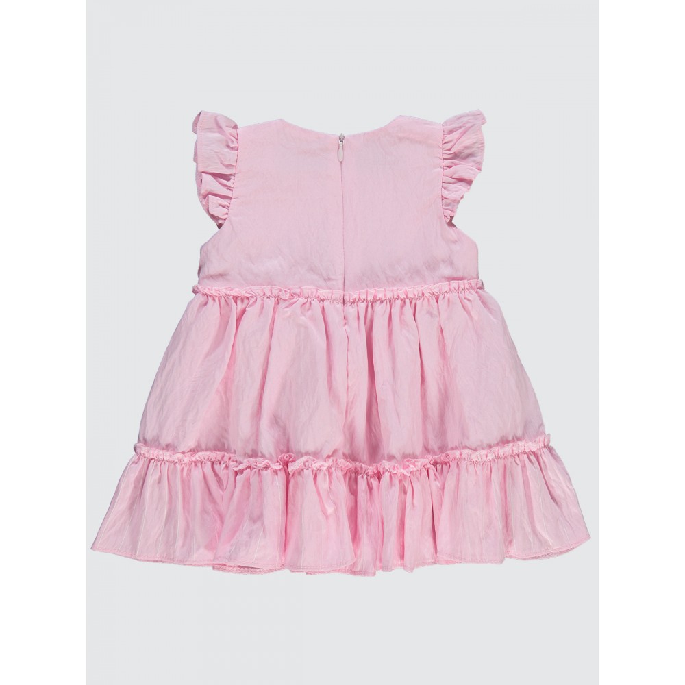 Pink Baby-Dress and Overall Pink Baby-Dress and Overall