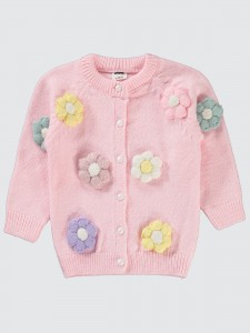 Pink Baby-Cardigan