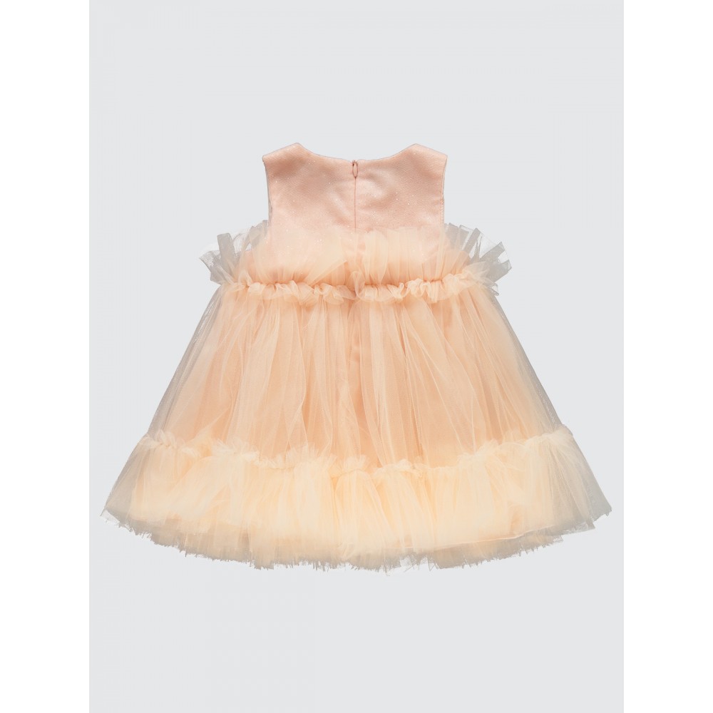 Salmon Baby-Dress and Overall Salmon Baby-Dress and Overall