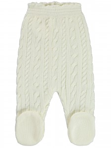 Ecru Baby-Track Pants