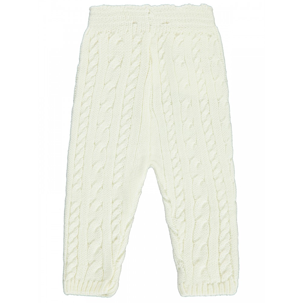 Ecru Baby-Track Pants Ecru Baby-Track Pants