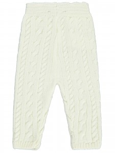 Ecru Baby-Track Pants