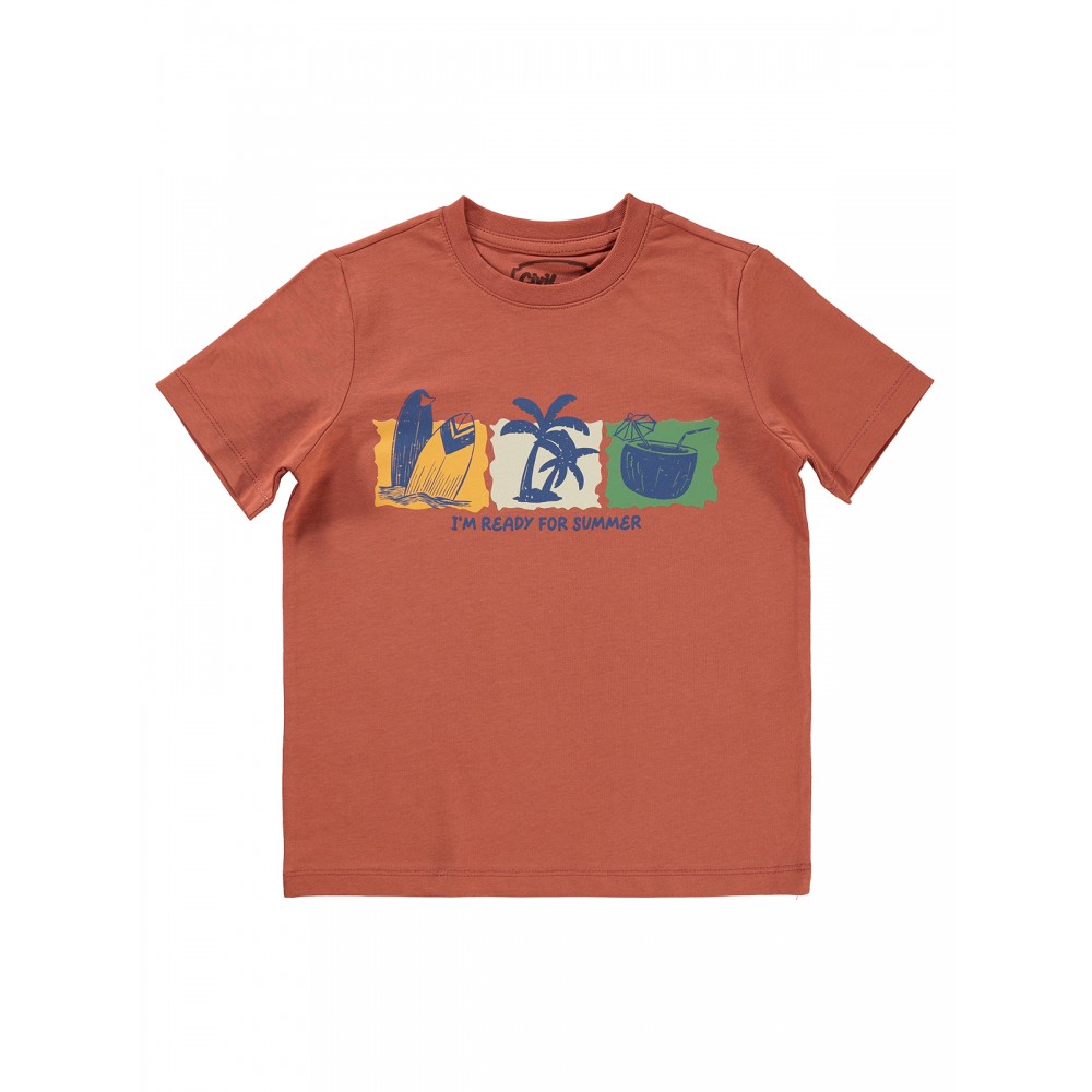 Dark Copper Boys-T-Shirt Dark Copper Boys-T-Shirt