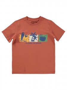 Dark Copper Boys-T-Shirt