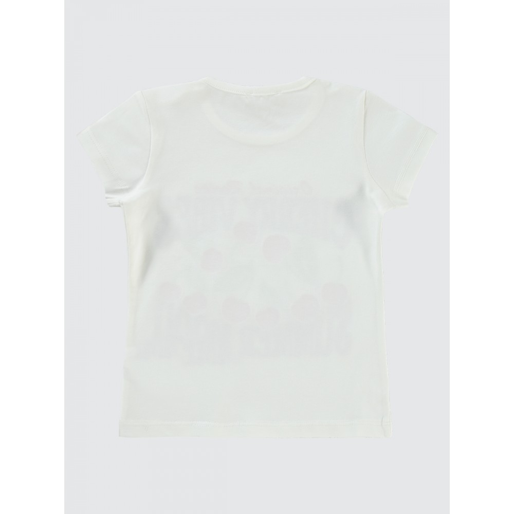 Ecru Girls-T-Shirt Ecru Girls-T-Shirt
