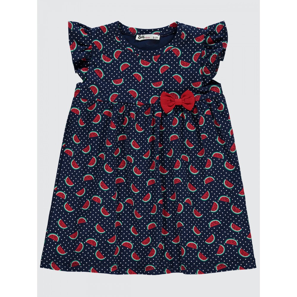 Navy Girls-Dress and Overall Navy Girls-Dress and Overall