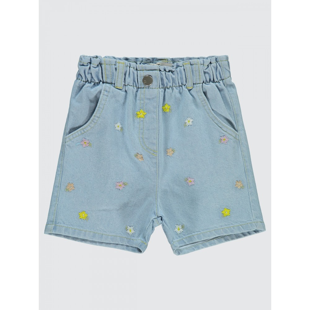 Light Blue Girls-Shorts Light Blue Girls-Shorts