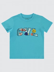 Turquoise Boys-T-Shirt