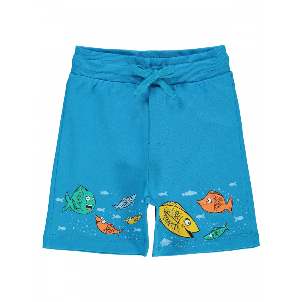 Dark Turquoise Boys-Capri Pants Dark Turquoise Boys-Capri Pants