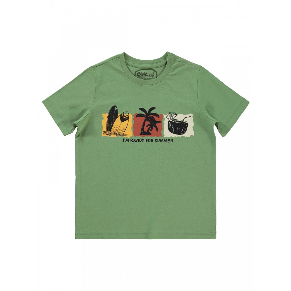 Light Khaki Boys-T-Shirt Light Khaki Boys-T-Shirt