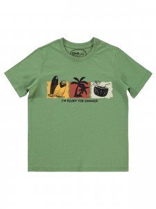 Light Khaki Boys-T-Shirt