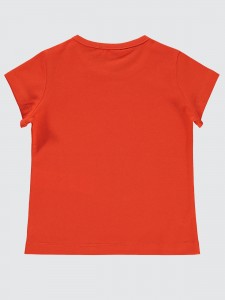 Dark Orange Girls-T-Shirt