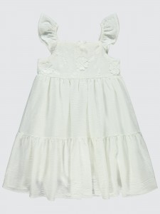 Ecru Girls-Dress and Overall