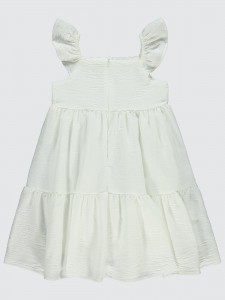 Ecru Girls-Dress and Overall