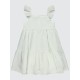 Ecru Girls-Dress and Overall Ecru Girls-Dress and Overall