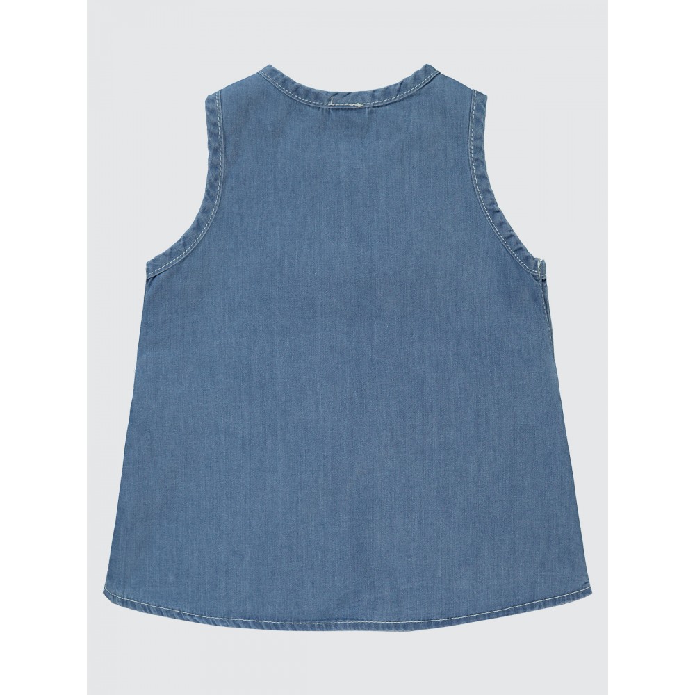 Blue Baby-Dress and Overall Blue Baby-Dress and Overall