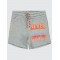 Gray Melange Girls-Shorts