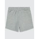 Gray Melange Girls-Shorts Gray Melange Girls-Shorts