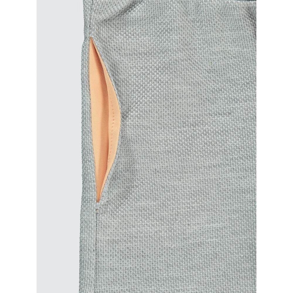 Gray Melange Girls-Shorts Gray Melange Girls-Shorts