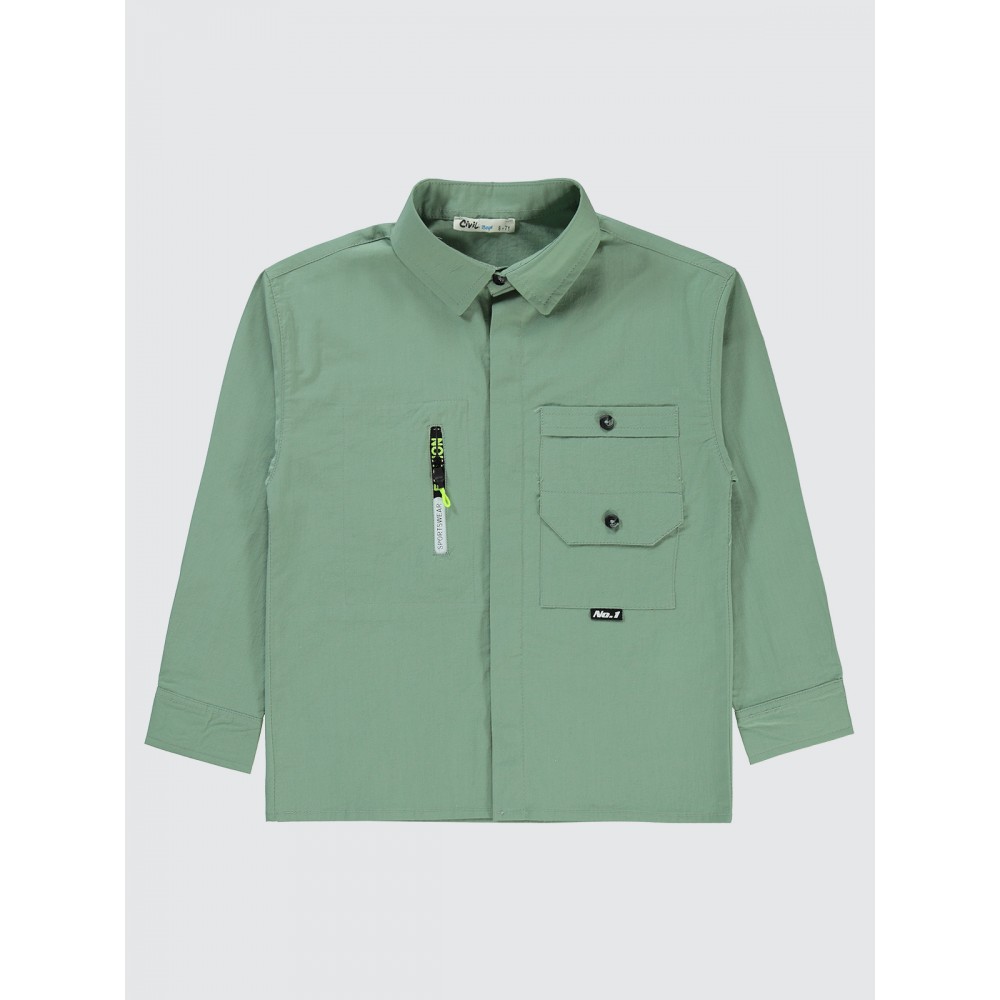 Soft Khaki Boys-Shirt Soft Khaki Boys-Shirt