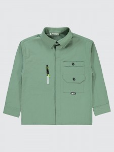 Soft Khaki Boys-Shirt