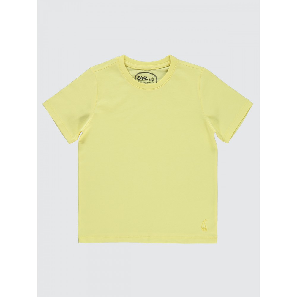Light Yellow Boys-T-Shirt Light Yellow Boys-T-Shirt