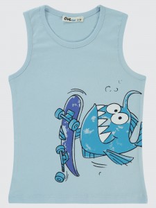 Ice Blue Boys-T-Shirt