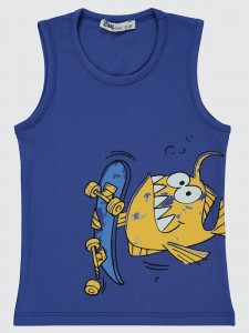 Saxe Blue Boys-T-Shirt