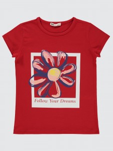 Red Girls-T-Shirt