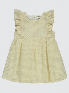 Ecru Baby-Dress and Overall