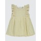 Ecru Baby-Dress and Overall Ecru Baby-Dress and Overall