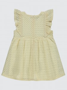 Ecru Baby-Dress and Overall