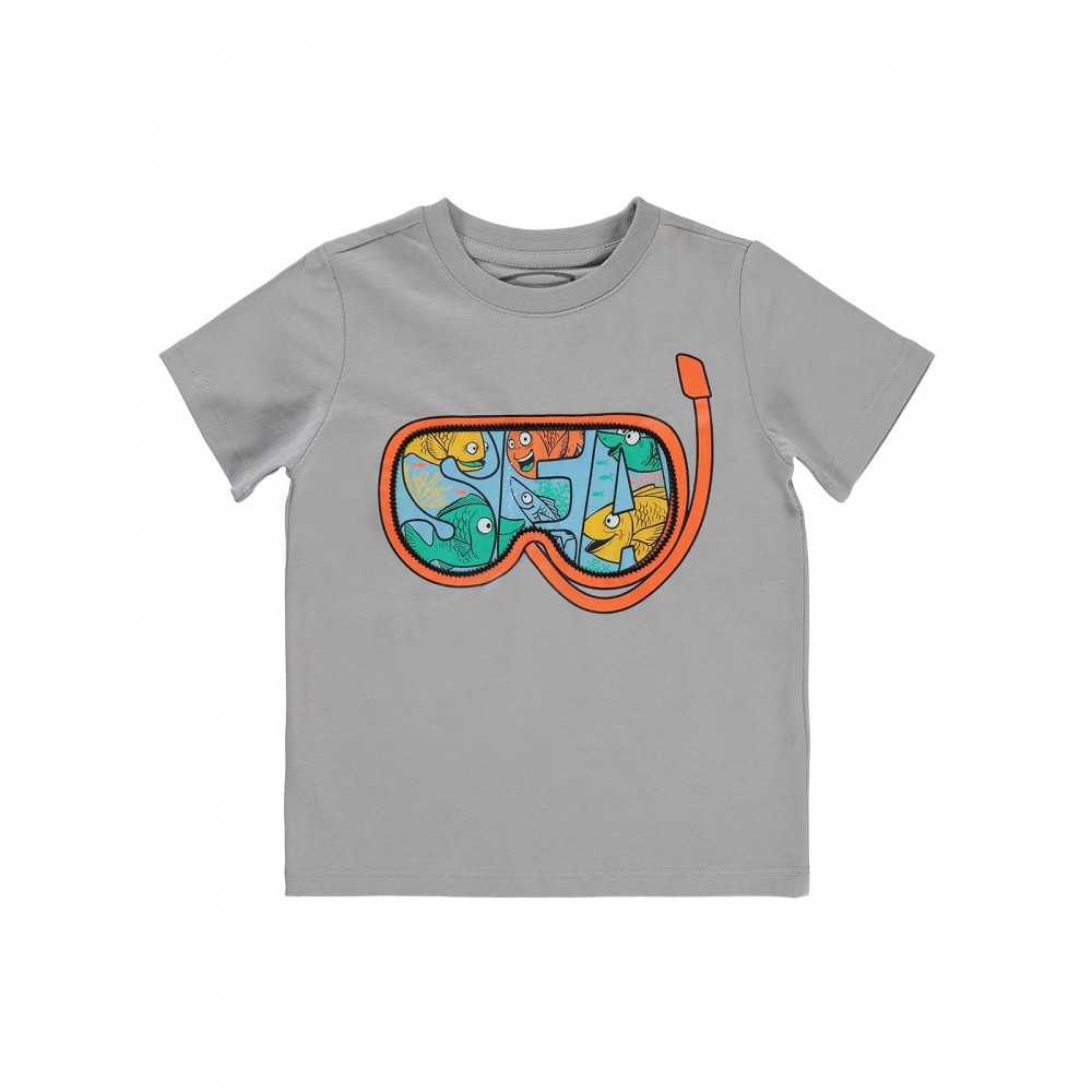 Gray Boys-T-Shirt Gray Boys-T-Shirt