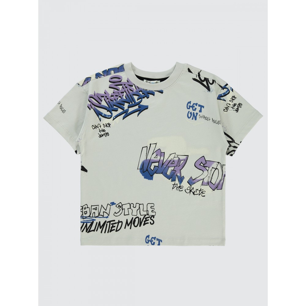 Light Gray Boys-T-Shirt Light Gray Boys-T-Shirt