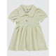 Ecru Baby-Dress and Overall Ecru Baby-Dress and Overall