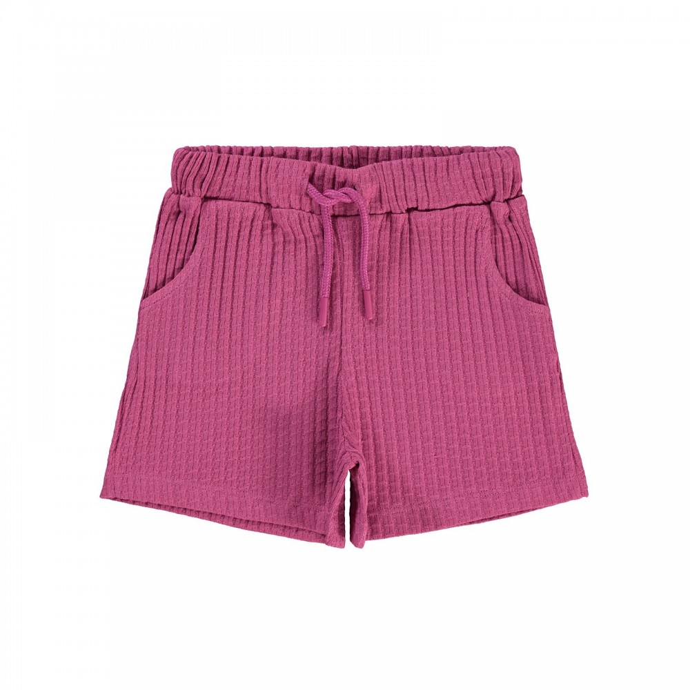 Amaranth Color Girls-Shorts Amaranth Color Girls-Shorts
