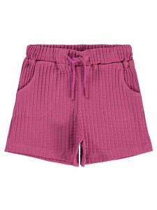 Amaranth Color Girls-Shorts
