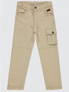 Beige Boys-Trouser