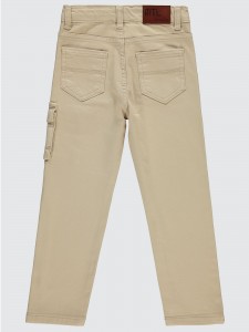 Beige Boys-Trouser