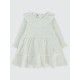 Ecru Baby-Dress and Overall Ecru Baby-Dress and Overall